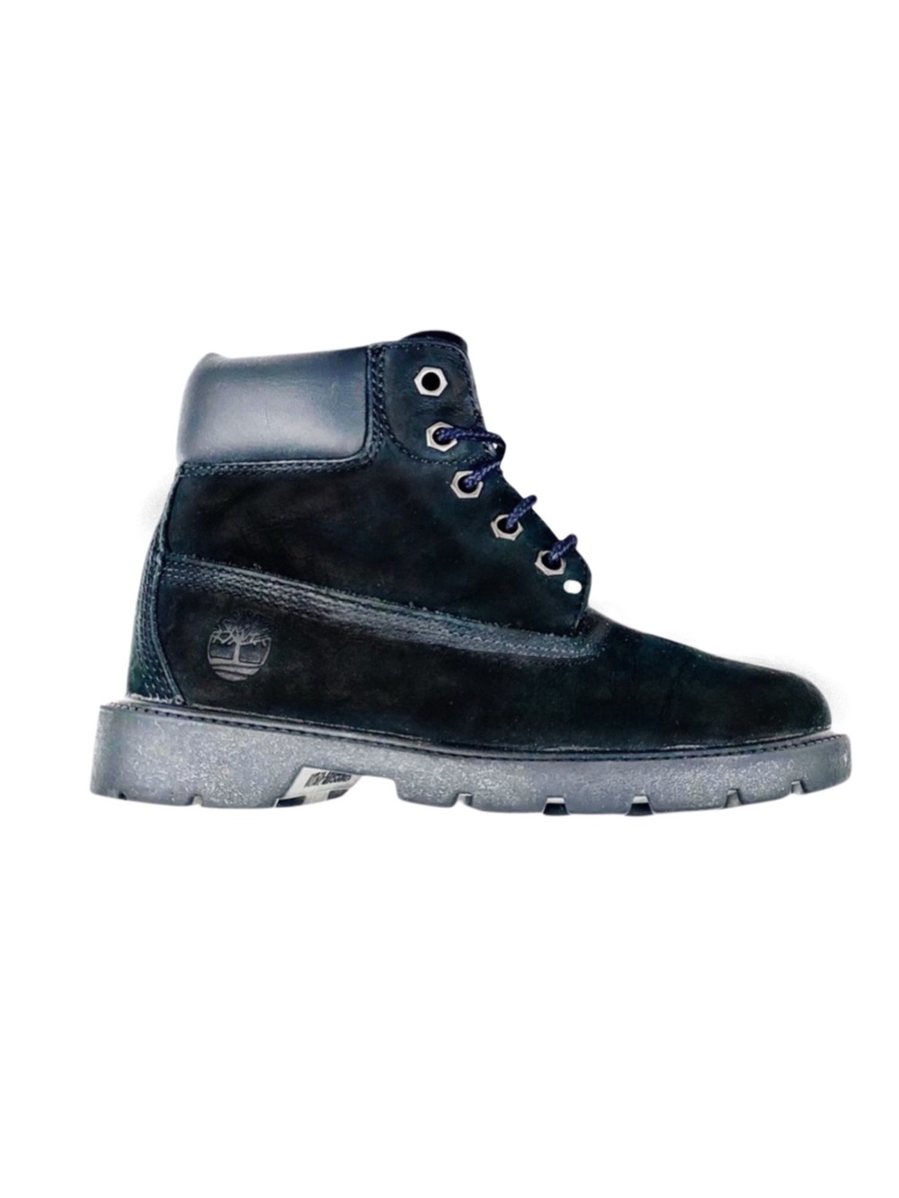 Timberland Youth Black Nubuck Hiking Boots Size 13
